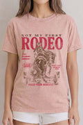 NOT MY FIRST RODEO MINERAL GRAPHIC TSHIRTS
