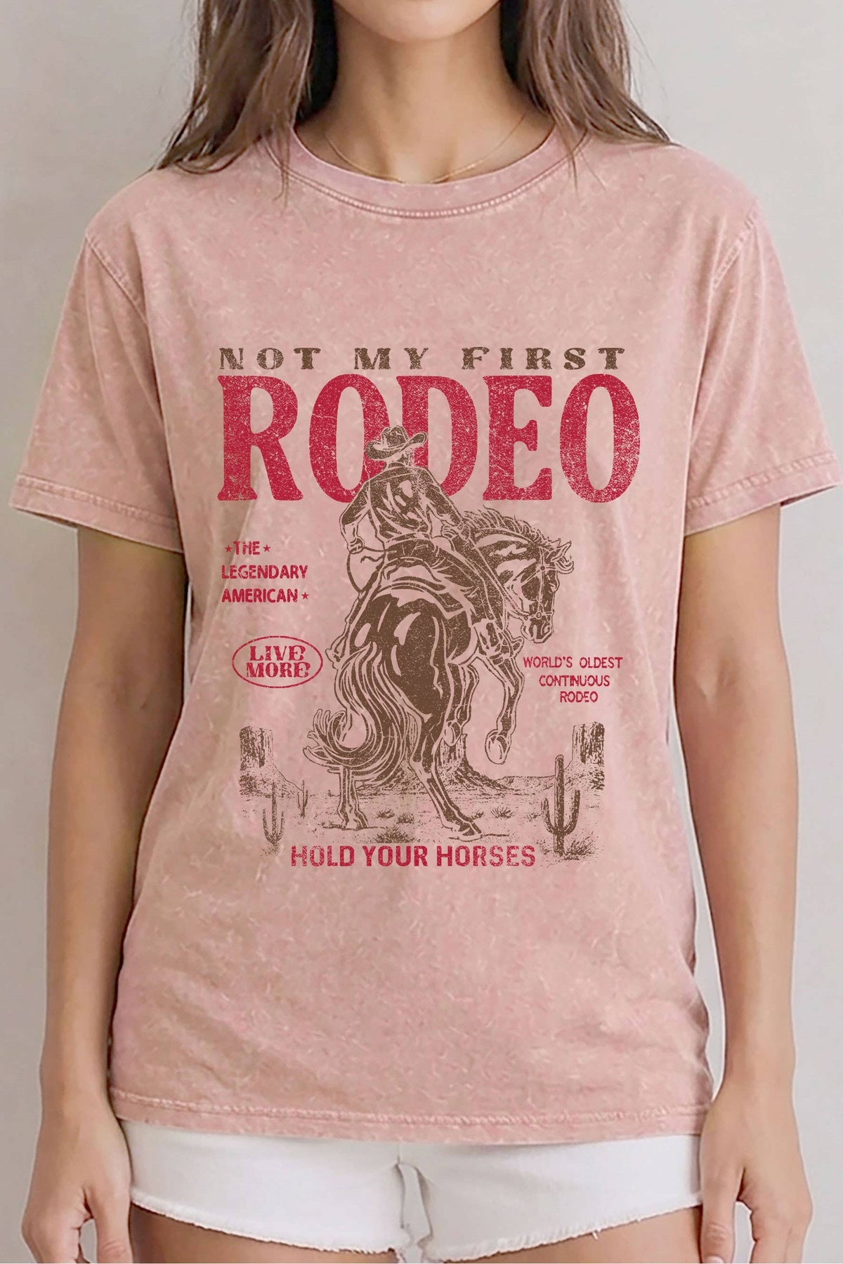 NOT MY FIRST RODEO MINERAL GRAPHIC TSHIRTS