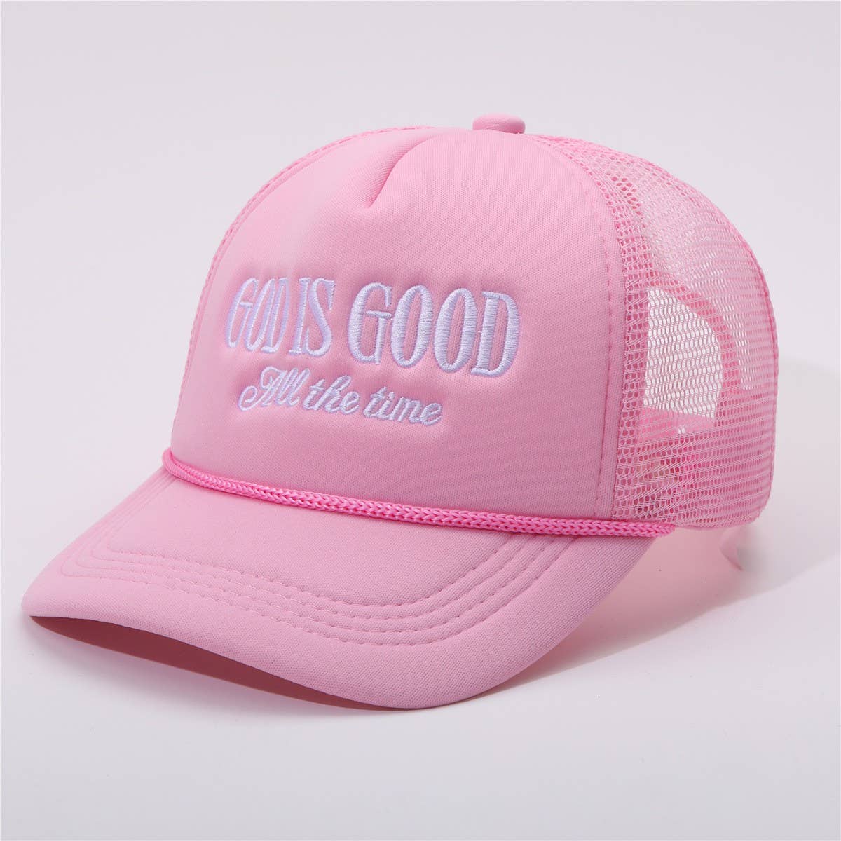 TRUCKER HAT God Is Good  MESH CAP | 40HW753: Pink