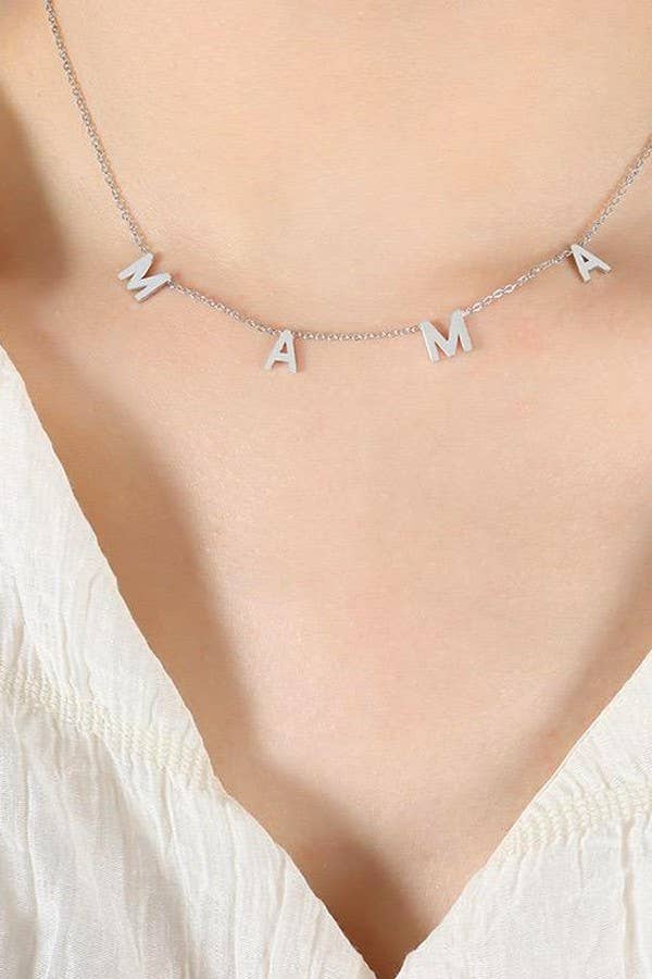 STAINLESS STEEL WATERPROOF TARNISH FREE NECKLACE | 40NK321: Gold