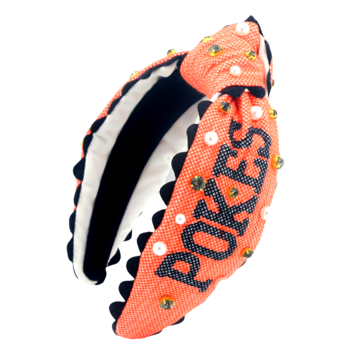 Oklahoma State Adult Size POKES Cross Stitch Headband