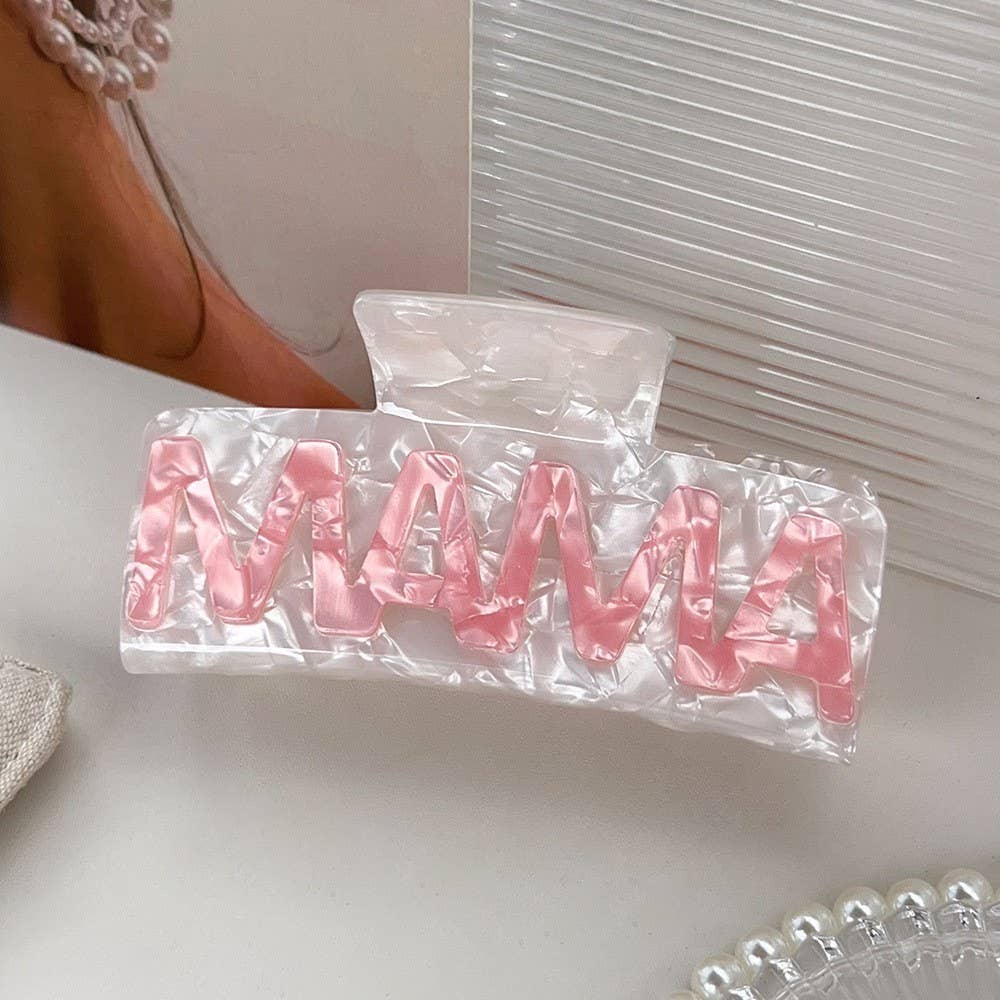 MAMA HAIR CLAW CLIPS | 40H1132: Off White