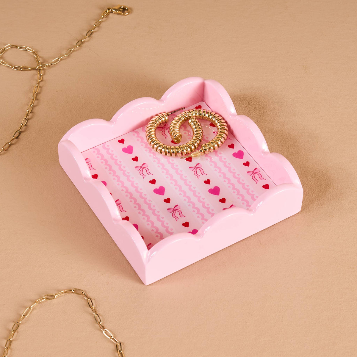 Scalloped Trinket Tray-Oh So Lovely