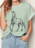 HORSE SKETCH GRAPHIC TSHIRTS