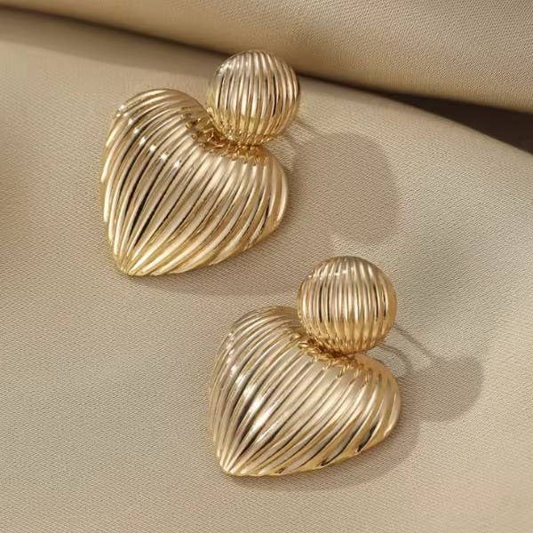 18K Stainless Steel Tarnish Free Waterproof Drop | 40E411: GOLD