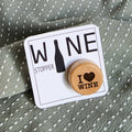 I Heart Wine Stopper