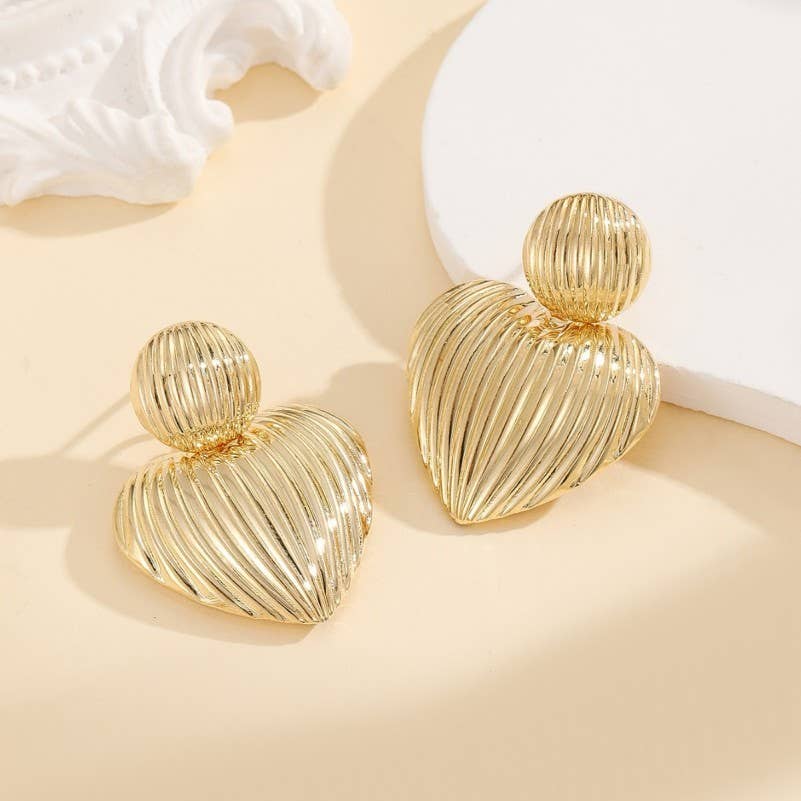 18K Stainless Steel Tarnish Free Waterproof Drop | 40E411: GOLD
