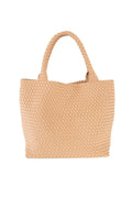 Camel Woven Design Tote