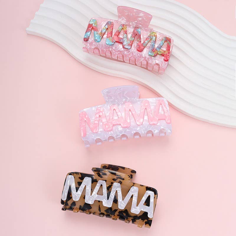 MAMA HAIR CLAW CLIPS | 40H1132: Off White